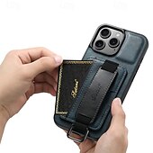 abordables Coques iPhone-téléphone Coque Pour iPhone 16 Pro Max Plus iPhone 15 Pro Max Plus iPhone 14 13 12 11 Pro Max Plus iPhone 14 Pro Max iPhone 13 12 11 Pro Max Coque Arriere Avec Support avec dragonne Fente pour carte