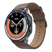 Недорогие Смарт-часы-DT WATCH X Умные часы 1.43 дюймовый Смарт Часы Bluetooth Педометр Напоминание о звонке Фитнес-трекер Совместим с Android iOS Мужчины Длительное время ожидания Хендс-фри звонки Водонепроницаемый IP 67