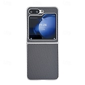お買い得  サムスン用ケース-Samsung Galaxy Z Flip 6 Z Flip 5 Z Flip 4 Z Flip 3 用の電話ケース バックカバー ショックプルーフ レトロ TPU PUレザー