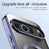 levne Ostatní pouzdra-telefon Carcasă Pro Pixel 9 Pro Pixel 9 Pro XL Pixel 8 Pro Pixel 8 Pixel 9 Zadní kryt Magnetické Podpora bezdrátového nabíjení Nárazuvzdorné Retro TPU Pokování