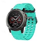 cheap Garmin Watch Bands-Watch Band for Garmin Fenix 8 47mm 51mm 7X 6 6X Pro Epix Pro Instinct 2X Approach S70 S62 S60 Forerunner 955 945 Epix Marq Descent Quatix 22mm 26mm Silicone Replacement  Strap Quick Fit Adjustable