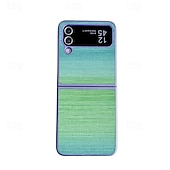 Недорогие Чехлы для Samsung-телефон Кейс для Назначение SSamsung Galaxy Z-флип 7 Z-флип 6 Z Flip 5 Z Flip 4 Z Flip 3 Кейс на заднюю панель Защита от удара Ретро ТПУ Кожа PU