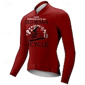 ieftine Tricouri pentru femei-Pentru femei Jersey de ciclism Grafic Literă &amp; Număr Manșon Lung Bicicletă Tricou Tee Jerseu cu 3 buzunare spate Ciclism montan Uscare rapidă Proiectare anatomică Wicking Respirabil Sport Alb Kaki
