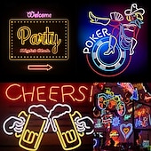voordelige Neon LED-verlichting-5m waterdichte led neon buislamp, flexibele stripverlichting enkele kleur voor binnen en buiten decoratief 12v eu/uk/us/au stekker