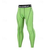abordables Pantalones de Correr &amp; Mallas-Hombre Leggings Running Leggings Retazos Capa base Exterior Deporte Deportivo Otoño Secado rápido Suave Compresión Reductor del Sudor Power Flex Maratón Corriendo Rutina de ejercicio Pitillo Ropa de