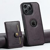Недорогие Чехлы для iPhone-телефон Кейс для Назначение iPhone 16 Про Макс Плюс Айфон 15 Про Макс Плюс iPhone 14 13 12 Pro Max Plus iPhone 14 Pro Max iPhone 13 12 Pro Max Кейс на заднюю панель со стендом Съемный Магнитный Ретро
