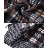 economico Maglioni Cardigan da uomo-Per uomo Cardigan Maglione Maglione da abito Maglione in pile A coste Maglia Corto Lavorato a maglia Color Block Colletto alla coreana Top caldi Contemporaneo moderno Da tutti i giorni Per uscire