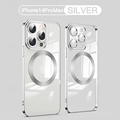 お買い得  iPhone用ケース-電話 ケース 用途 iPhone 16 Pro Max プラス iPhone 15 プロマックスプラス iPhone 14 13 12 11 Pro Max Plus iPhone 14 Pro Max iPhone 13 12 11 Pro Max バックカバー 磁石バックル ワイヤレス充電をサポート 耐衝撃 レトロ風 TPU 仕上げ