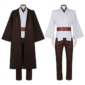 economico Costumi da uomo-Obi-Wan Kenobi Cavaliere Jedi Costume Cosplay Abiti Costume Cosplay Cosplay di film for Per uomo Ragazzi Adulti Bambini Carnevale Mascherata