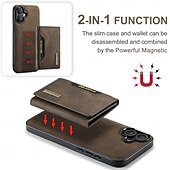 abordables Coques iPhone-téléphone Coque Pour iPhone 16 Pro Max Plus iPhone 15 Pro Max Plus iPhone 14 13 12 11 Pro Max Plus iPhone 14 Pro Max iPhone 13 12 11 Pro Max Coque Arriere Avec Support Détachable Magnétique Rétro TPU