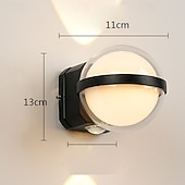 tanie kinkiety zewnętrzne-lampy ścienne nowoczesne dziedzińce werandy kinkiety zewnętrzne lampy ścienne minimalistyczny balkon ogród trawnik ścieżka oświetlenie ścienne oprawa 110-240v