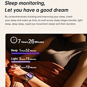 abordables Pulseras inteligentes-696 NX23 Reloj inteligente 2 pulgada Pulsera inteligente Bluetooth Podómetro Recordatorio de Llamadas Seguimiento del Sueño Compatible con Android iOS Mujer Hombre Llamadas con Manos Libres