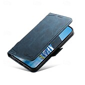 Недорогие Чехлы для iPhone-телефон Кейс для Назначение iPhone 16 Про Макс Плюс Айфон 15 Про Макс Плюс iPhone 14 13 12 Pro Max Plus Кейс на заднюю панель со стендом Магнитный Поддержка беспроводной зарядки Ретро ТПУ Кожа PU