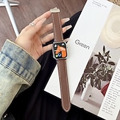 abordables correas de reloj de manzana-Banda de cuero Compatible con Apple Watch Correa 38mm 40mm 41mm 42mm 44mm 45mm 49mm Mujer cierre magnético Ajustable Cuero Auténtico correa de repuesto para iwatch Ultra 2 Series 9 8 7 SE 6 5 4 3 2 1