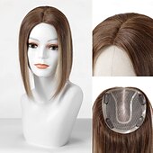 cheap Human Hair Pieces &amp; Toupees-All Human Hair Toupees Straight Full Lace Women / Classic / Easy dressing Party / Party / Evening / Evening Party