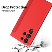 levne Pouzdra pro Samsung-Ochranný kryt na telefon pro S24 S24 Ultra Plus S23 Ultra Plus S23 S22 S22 Plus Ultra S25 Ultra zadní kryt se stojanem slotem na karty odolný proti nárazu retro TPU PU kůže