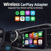 お買い得  カープレイアダプター-ottocast ワイヤレス CarPlay アダプター、ディスプレイとカスタマイズ可能な画面付き、有線からワイヤレス CarPlay ドングル、プラグ アンド プレイ、自動 CarPlay アダプター
