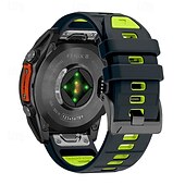 preiswerte Garmin-Uhrenarmbänder-Uhrenarmband für Garmin Fenix 8 47mm 51mm 7X 6 6X Pro Epix Pro Instinct 2X Approach S70 S62 S60 Forerunner 955 945 Epix Marq Descent Quatix 22mm 26mm Silikon Ersatz Gurt Quick Fit Verstellbar