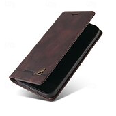 abordables Coques autres téléphones-téléphone Coque Pour Pixel 9 Pro Pixel 9 Pro XL Pixel 8 Pro Pixel 8 Pixel 9 Pixel 7 Pixel 7 Pro Pixel 6 Pixel 6 Pro Coque Arriere Avec Support Fente pour carte Antichoc Rétro TPU faux cuir