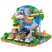 Недорогие Конструкторы-rchitecture global village micro building block set5452pcs - архитектурные модели игрушки подарки для детей и взрослых