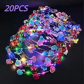 tanie Party Supplies-20-elementowa LED Kwiatowa Korona Opaska na Głowę Świecące Kwiatowe Opaski dla Kobiet na Halloween Ślub Imprezę Urodzinową Prezent na Boże Narodzenie