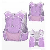 abordables Mochila de senderismo-/ Mochilas de Senderismo Cremallera Multi bolsillo - Resistente a la lluvia Diseño Anatómico Listo para vestir Duradero Al aire libre Senderismo Corriendo Cámping Nailon Negro Rojo Morado