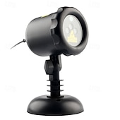 abordables Proyector de la lámpara  y proyector láser-Proyector de luces láser para Navidad para exteriores, proyector de luces navideñas de 3 colores y 50 pies con control remoto, luces de luciérnagas, lluvia de estrellas, luces láser, decoraciones