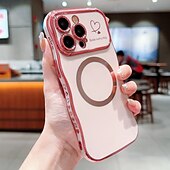 お買い得  iPhone用ケース-電話 ケース 用途 iPhone 16 Pro Max プラス iPhone 15 プロマックスプラス iPhone 14 13 12 11 Pro Max Plus iPhone 14 Pro Max Plus iPhone 13 12 11 Pro Max バックカバー 磁石バックル ワイヤレス充電をサポート 耐衝撃 レトロ風 仕上げ