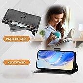 cheap iPhone Cases-Phone Case For iPhone 16 Pro Max Plus iPhone 15 Pro Max Plus iPhone 14 13 12 11 Pro Max Plus iPhone 14 Pro Max iPhone 13 12 11 Pro Max Back Cover with Stand Holder Zipper Support Wireless Charging