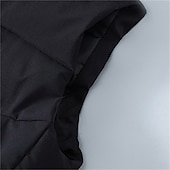 economico Gilet-Per uomo Gilet imbottito Imbottito Gilet Gilet trapuntato Giornaliero Appuntamento Da mare Di tendenza Informale Autunno inverno Tasche Poliestere Tenere al caldo Comodo Tinta unica Cerniera Con