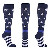 abordables Calcetines de running-Calcetines de yoga 1 Par Hombre Mujer Calcetines de compresión A prueba de resbalones Transpirable Reductor del Sudor Cómodo Entrenamiento de gimnasio Baloncesto Fútbal Corriendo Correr Deportes
