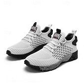 baratos Ténis para Homem-tênis esportivos respiráveis verde neon masculino – tênis de corrida de malha leve com sola acolchoada