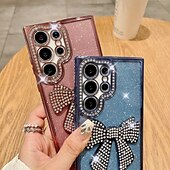 cheap Samsung Cases-Phone Case For S24 Ultra S24 Plus S24 S23 S23 Ultra S23 Plus S22 S22 Plus  Ultra A55 A35 A25 A15 5G S25 Ultra Back Cover Bling Glitter Shiny Shockproof Retro TPU