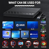 economico Cavi e adattatori-masterizzatore cd/dvd portatile ultrasottile usb 7 in 1 compatibile con lettore dvd esterno per laptop