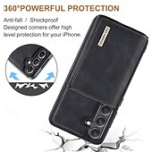 abordables Coques Samsung-téléphone Coque Pour S24 Ultra Plus S24 FE S21 S20 Ultra Plus FE A55 5G A54 A34 A14 A73 A53 A33 A23 A13 A72 A52 A32 A22 A12 A21s A51 S25 Ultra Coque Arriere Avec Support Magnétique Fente pour carte