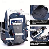 abordables Mochila de senderismo-40 L Mochilas de Senderismo Mochila Cremallera Multi bolsillo - Resistente a la lluvia Diseño Anatómico Listo para vestir Duradero Al aire libre Senderismo Cámping Militar Nailon Negro Verde Ejército