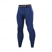 abordables Pantalones de Correr &amp; Mallas-Hombre Leggings Running Leggings Retazos Capa base Exterior Deporte Deportivo Otoño Secado rápido Suave Compresión Reductor del Sudor Power Flex Maratón Corriendo Rutina de ejercicio Pitillo Ropa de