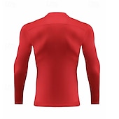 voordelige Hardloop T-shirts en Tanktops-Voor heren Hardloopshirt Compressieshirt Lange mouw T-shirt Casual Sportkleding Herfst Hoge nek Ademend Sneldrogend Sportschooltraining Hardlopen Wandelen Sportkleding Sportkleding Effen