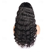 baratos Perucas de seda frontais de cabelo natural-Perucas lace front soltas 13x6, cabelo humano, densidade 150%, para mulheres negras, pré-arrancadas com cabelo de bebê