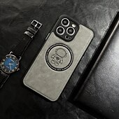economico Cover per iPhone-telefono Custodia Per iPhone 15 14 Pro Max Plus iPhone 13 12 11 Pro Max Copertura Posteriore Magnetico Supporta la Ricarica Wireless Resistente agli urti Retrò TPU Pelle PU