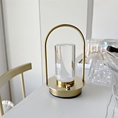 economico Lampade da tavolo-lampada da tavolo ricaricabile usb senza fili dimmerabile tricolore lanterna da comodino luce notturna da tavolo luce d&#039;atmosfera touch per casa hotel campeggio luce tavolo da pranzo illuminazione 1