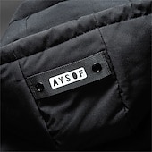 billiga Gilets-Herr Pufferväst Hoodie väst Vadderad Gilet Quiltad väst Dagligen Datum Semester Mode Ledigt Höst vinter Ficka Avtagbar huva Polyester Håller värmen Bekväm Ensfärgat Dragkedja Huva Normal Svart