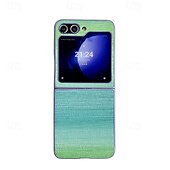 Недорогие Чехлы для Samsung-телефон Кейс для Назначение SSamsung Galaxy Z-флип 7 Z-флип 6 Z Flip 5 Z Flip 4 Z Flip 3 Кейс на заднюю панель Защита от удара Ретро ТПУ Кожа PU