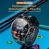 Χαμηλού Κόστους Smartwatch-LOKMAT APPLLP 4 Εξυπνο ρολόι 1.508 inch Smart Phone Watch 4G LTE 3G 4G Bluetooth Βηματόμετρο Υπενθύμιση Κλήσης Παρακολούθηση Δραστηριότητας Συμβατό με Android iOS Γυναικεία Άντρες Κλήσεις Hands-Free