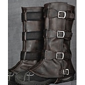 Χαμηλού Κόστους Υποδήματα-Ρετρό / Βίντατζ Μεσαίωνα Χορός μεταμφιεσμένων Γκέτες Κάλυμμα παπουτσιών Φανταχτερή Φόρεμα Ανδρικά Γιούνισεξ Πειρατής Steampunk Απόκριες Μασκάρεμα Επίδοση Πάρτι Σκηνή Ενηλίκων Κάλυμμα παπουτσιών