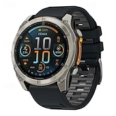 preiswerte Garmin-Uhrenarmbänder-Uhrenarmband für Garmin Fenix 8 47mm 51mm 7X 6 6X Pro Epix Pro Instinct 2X Approach S70 S62 S60 Forerunner 955 945 Epix Marq Descent Quatix 22mm 26mm Silikon Ersatz Gurt Quick Fit Verstellbar