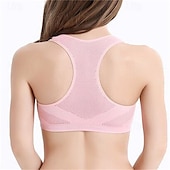cheap Sports Bras &amp; Vests-Sports Bra Hollow Mesh Back Sports Bra Fitness Yoga Vest Shockproof Yoga Bra Without Steel Ring