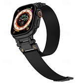 olcso Apple óraszíjak-Solo Loop Kompatibilis valamivel Apple Watch óraszíj 42mm 44mm 45mm 49mm Fém kapocs Állítható Rozsdamentes acél Csere óraszíj mert iwatch Ultra 2 Series 9 8 7 SE 6 5 4 3 2 1
