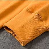 billiga bashuvtröjor för män-Herr Huvtröja Svart Vit Gul Rubinrött Blå Huva Slät Ficka Sport &amp; Utomhus Dagligen Helgdag Streetwear Grundläggande Ledigt Vår &amp; Höst Kläder Pull Tröjor Långärmad