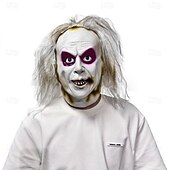 levne Masky-Zombie předvečer Všech svatých Maska Plná hlava Realistická maska Beetlejuice Strašidelný kostým Dospělé Unisex předvečer Všech svatých Karneval Výkon Párty Jednoduché Halloweenské kostýmy Oblékněte
